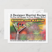 Carte postale Recette de l'évier de cuisine Martin (Devant / Derrière)