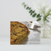 Carte Postale Recette de pain de banane (Debout devant)