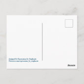 Carte Postale Recette de pain de banane (Dos)