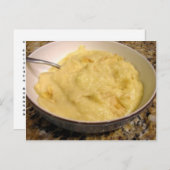 Carte Postale Recette de poussières abrasives d'ail et de (Devant / Derrière)