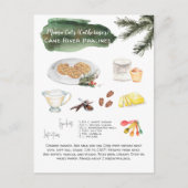 Carte Postale Recette de pralines de Pecan fait maison | Vacance (Devant)