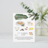 Carte Postale Recette de pralines de Pecan fait maison | Vacance (Debout devant)