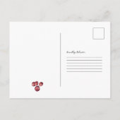 Carte Postale Recette de sauce aux canneberges enivrée | Vacance (Dos)