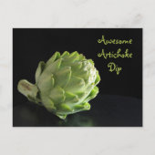 Carte Postale Recette de trempette d'artichaut (Devant)