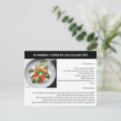 Carte Postale Recette d'été Realtor ou immobilier (Debout devant)