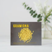 Carte Postale Recette du restaurant italien de Gramigna (Debout devant)