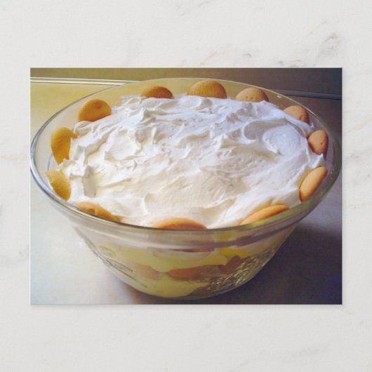 Carte Postale Recette Easy Banana Pudding (Devant)