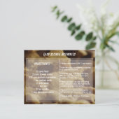 Carte Postale Recette Easy Blonde Brownie (Debout devant)