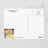 Carte Postale Recette Golden Butterscotch Pread Pudding Recette (Dos)