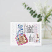 Carte Postale Recette Lamington (Debout devant)