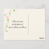 Carte Postale Recette mariage (Dos)