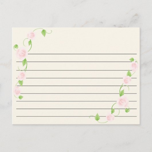 Carte Postale Recette mariage (Devant)