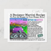 Carte postale Recette Martini BTCH RCH (Devant / Derrière)