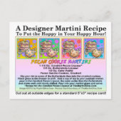 Carte postale Recette Martini Cookie Pecan (Devant)