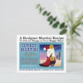 Carte postale Recette Martini Cowboy (Debout devant)