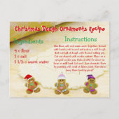 Carte postale Recette Ornament do-it-yourself Doug (Devant)