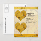 Carte postale Recette Pain De Pain D'Orange (Devant / Derrière)