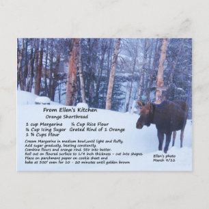 Carte postale Recette Pain Raccourci