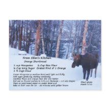 Carte postale Recette Pain Raccourci