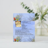 Carte postale Recette Pain Raisin Vieux (Debout devant)