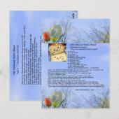 Carte postale Recette Pain Raisin Vieux (Devant / Derrière)