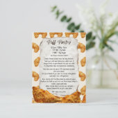 Carte postale Recette pâte feuilletée (Debout devant)