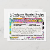 Carte postale Recette Pecan Martini (Devant / Derrière)