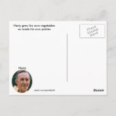 Carte postale Recette Pickles Beet Pickles de papa (Dos)