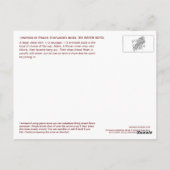 Carte postale Recette Pizza Boys Raven (Dos)