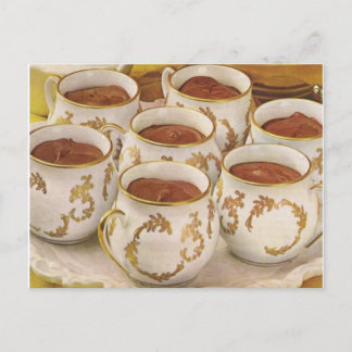 Carte Postale Recette Pots de Creme