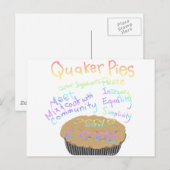 Carte Postale Recette pour quaker Pies (Devant / Derrière)