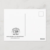 Carte postale Recette Smoothie verte ananas (Dos)