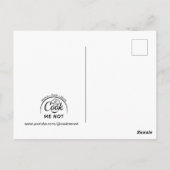 Carte Postale Recette Smoothie verte ananas (Dos)