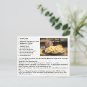 Carte postale Recette Soupe au fromage Flint Hills (Debout devant)