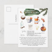 Carte Postale Recette ultime de lait de poule | Fêtes (Devant / Derrière)