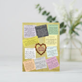 Carte Postale Recettes de protéines complètes à base de plante (Debout devant)