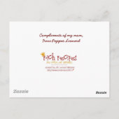 Carte Postale Recettes riches BEER PAIN BOUNTY (Dos)