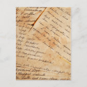 Carte Postale Recettes vintages (Devant)