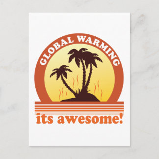 Carte Postale réchauffement climatique