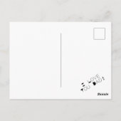 Carte Postale Réchauffement climatique - Maison en feu - Fête du (Dos)