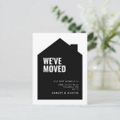 Carte Postale Réchauffement de la maison Minimal moderne Nous av (Debout devant)