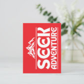 CARTE POSTALE RECHERCHE AVENTURE (Debout devant)