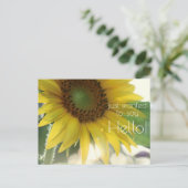 Carte Postale "Recherché De Dire Bonjour !" Soleil brillant (Debout devant)