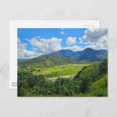 Carte Postale Recherche de la vallée de Hanalei (Devant / Derrière)