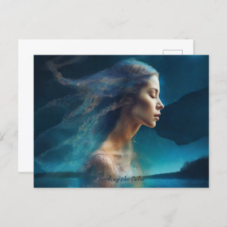 Carte Postale Recherche de l'Art numérique d'Imaginaire de l'IA