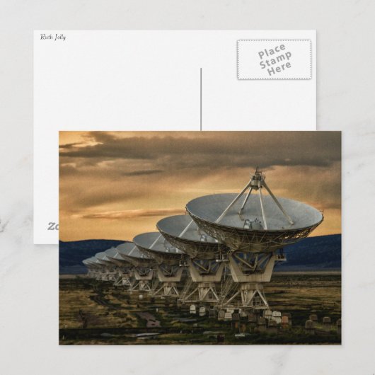 Carte Postale Recherche des transmissions (Devant / Derrière)