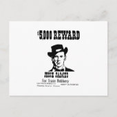 Carte Postale Recherché Jesse James (Devant)