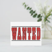 Carte postale Recherchée (Debout devant)