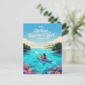 Carte Postale Récif barrière du Belize (Debout devant)