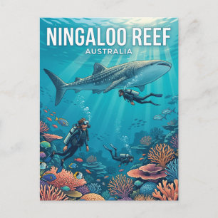 Carte Postale Récif de Ningaloo Australie